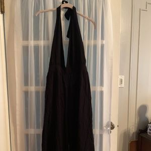 NWT halter top wide leg jumper
